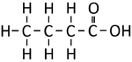 StructuralDiagramButanoicAcid.png